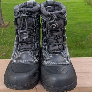 Black Mid Shaft Waterproof North Face Snow Boots